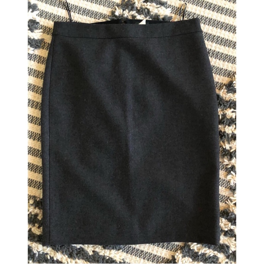 Wool Pencil Skirt